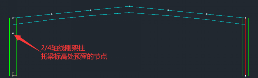 STS门刚三维和二维托梁布置方法